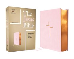 Omslag van The Jesus Bible, ESV Edition, Leathersoft over Board, Pink