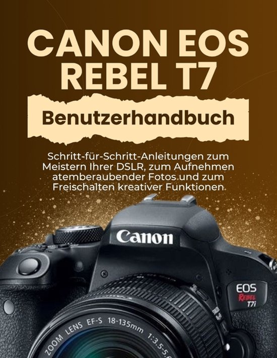 Canon EOS Rebel T7 Benutzerhandbuch - cover