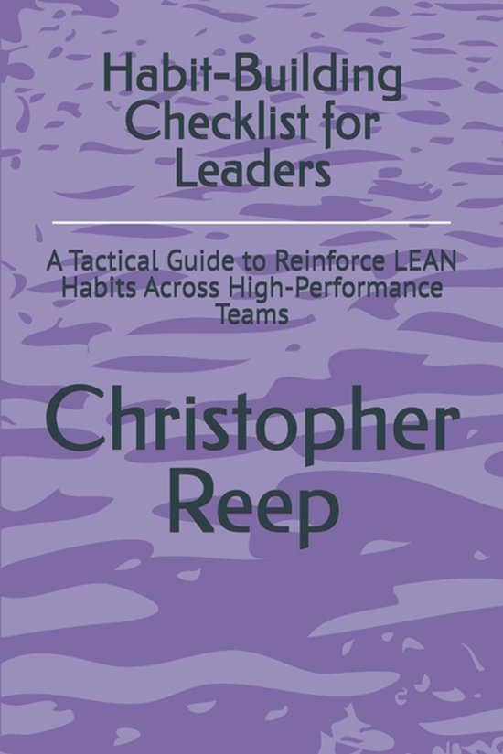 Lean Management- Habit-Building Checklist for Leaders - cover