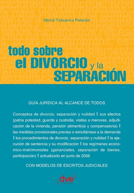 Todo sobre el divorcio y la separación - cover