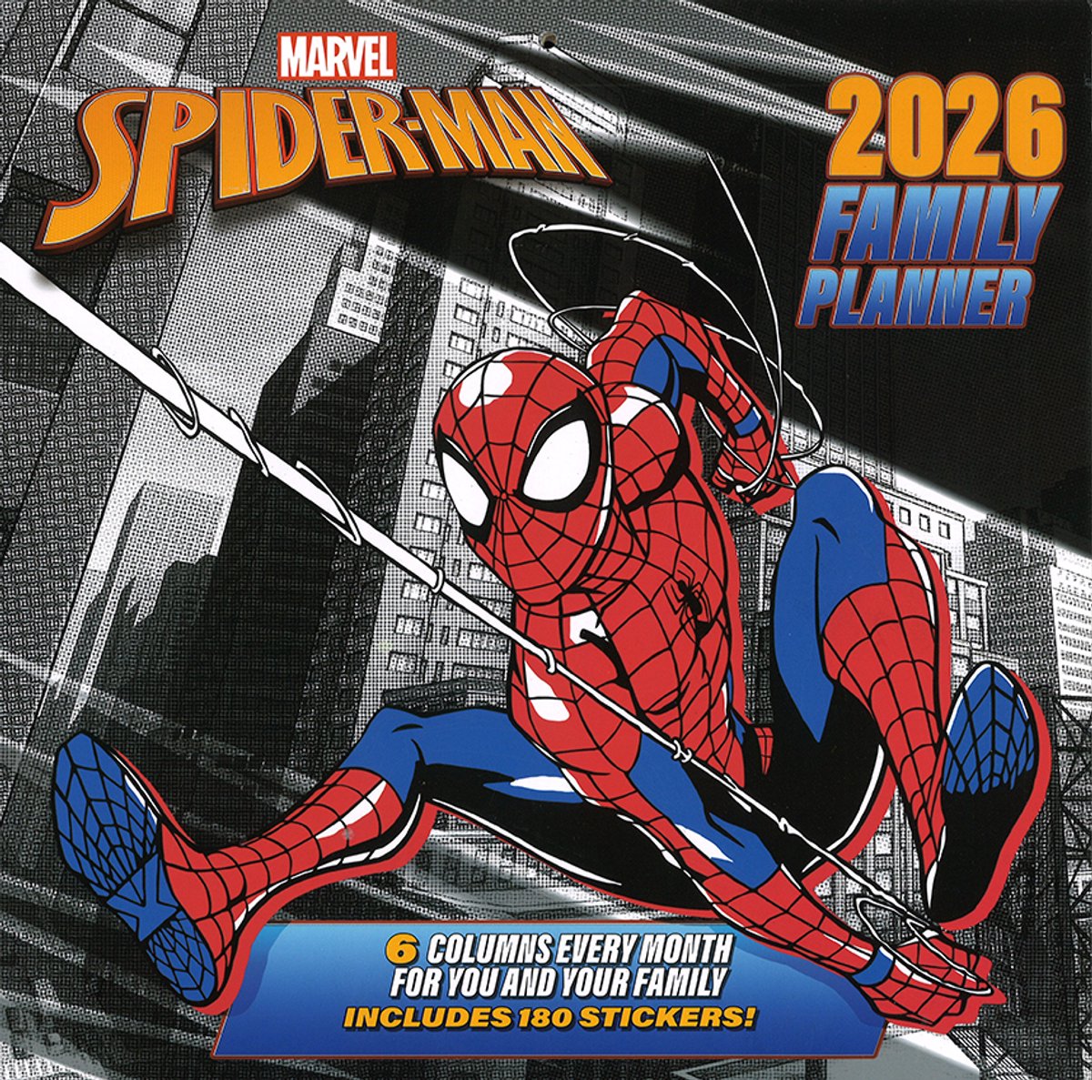 SPIDER-MAN Familienplaner im Format 30 x 30