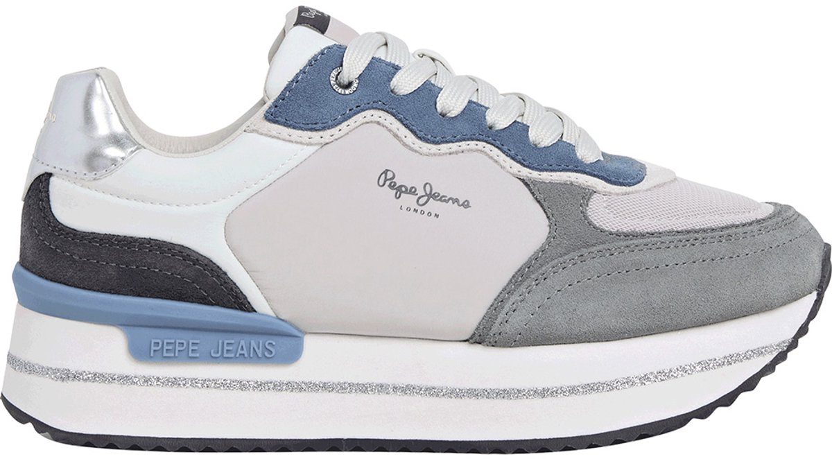 Pepe Jeans Rusper Glitter Schoenen Grijs EU 38 Vrouw