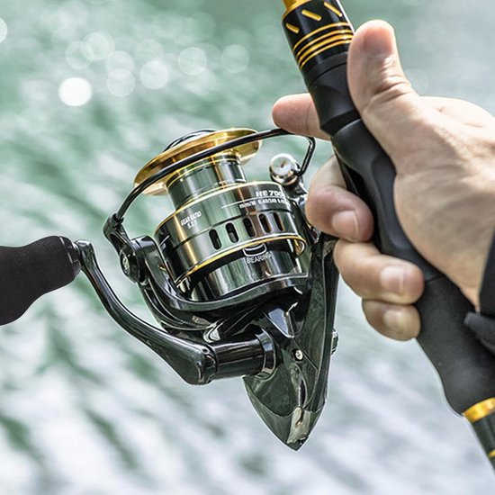 Spinning Fishing Reel - Rapid Angel - 12+1 BB RVS - Ultra Smooth en Krachtig - Voor Zoet- en Zoutwater Vissen - Maximaal 10 kg — afbeelding 2