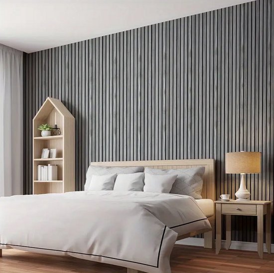 Papier peint mousse autocollant 3D effet bois – Panneau mural imperméable, insonorisant et découpable sur mesure pour salon, chambre, restaurant ou rénovation de plafond