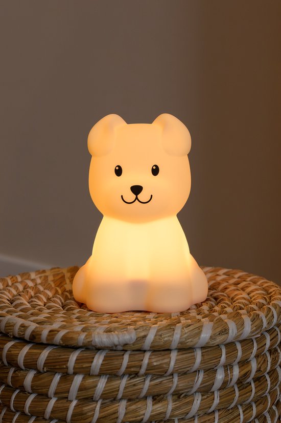 Babiem® Bibi - Nachtlampje - Nachtlamp Kinderen - Nachtlampjes Baby - Babykamer - Touch Dimbaar - 5 Standen - Oplaadbaar - Hond van Babiem — afbeelding 3