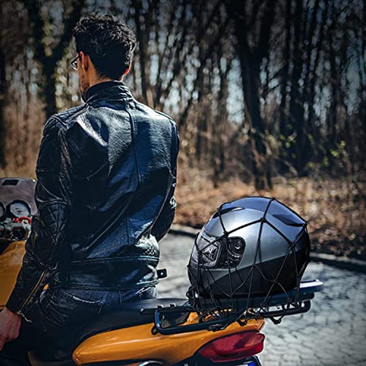 Elastische spanbanden voor bagage en motorfiets - 4 stuks 68-120 cm