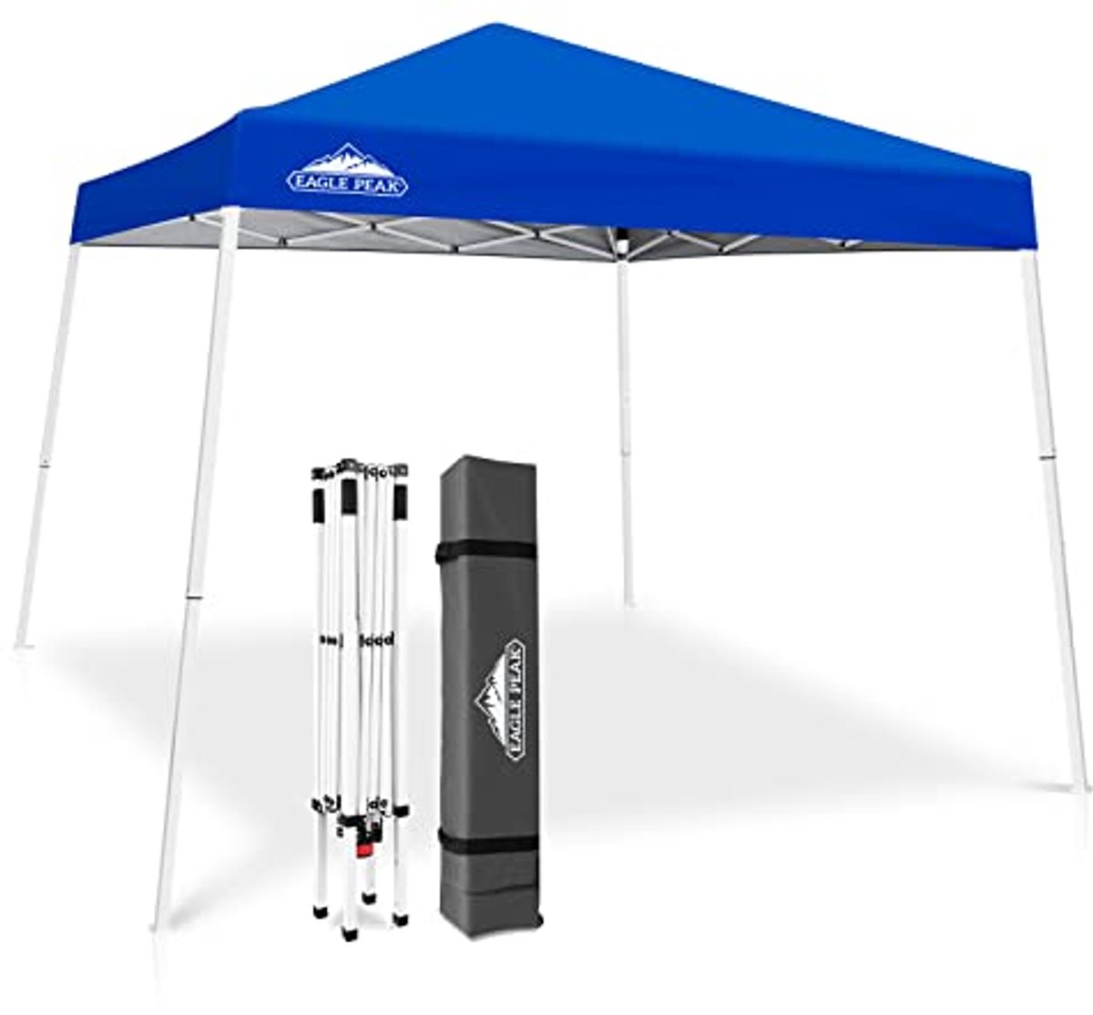 3x3 Meter Pop-Up Luifeltent met Schuine Poot - Eenvoudig Opvouwbare Schuilplaats
