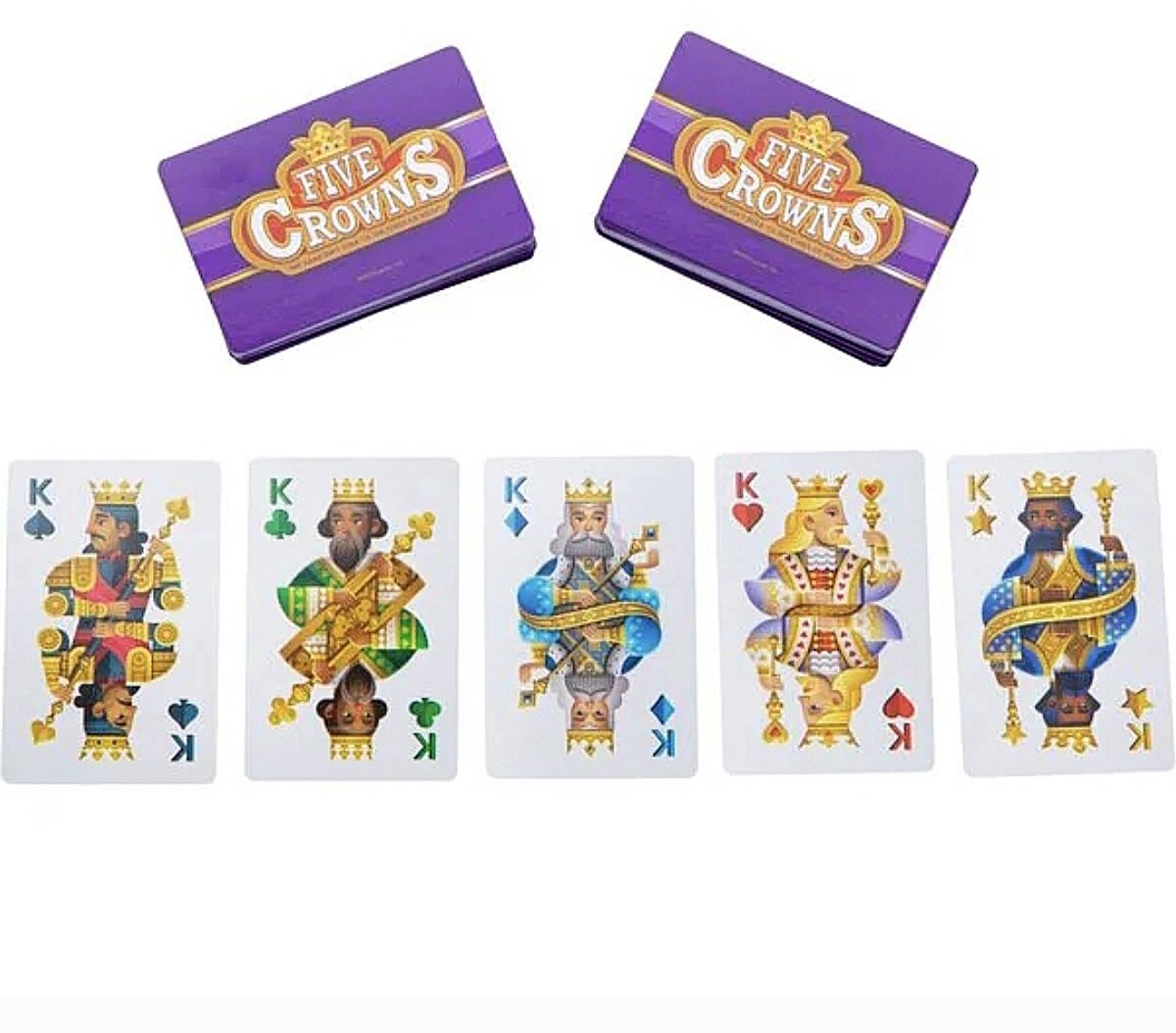 Goliath Five Crowns - Kaartspel - Familiespel - Strategiespel — afbeelding 2