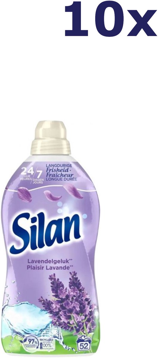 10x SILAN Wasverzachter Lavendelgeluk 52 Wasbeurten