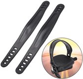 Sangles De Pédale Universelles Pour Vélo D’appartement – Lot De 4, PP Résistant, Anti-glisse, Gauche/droite Marquées