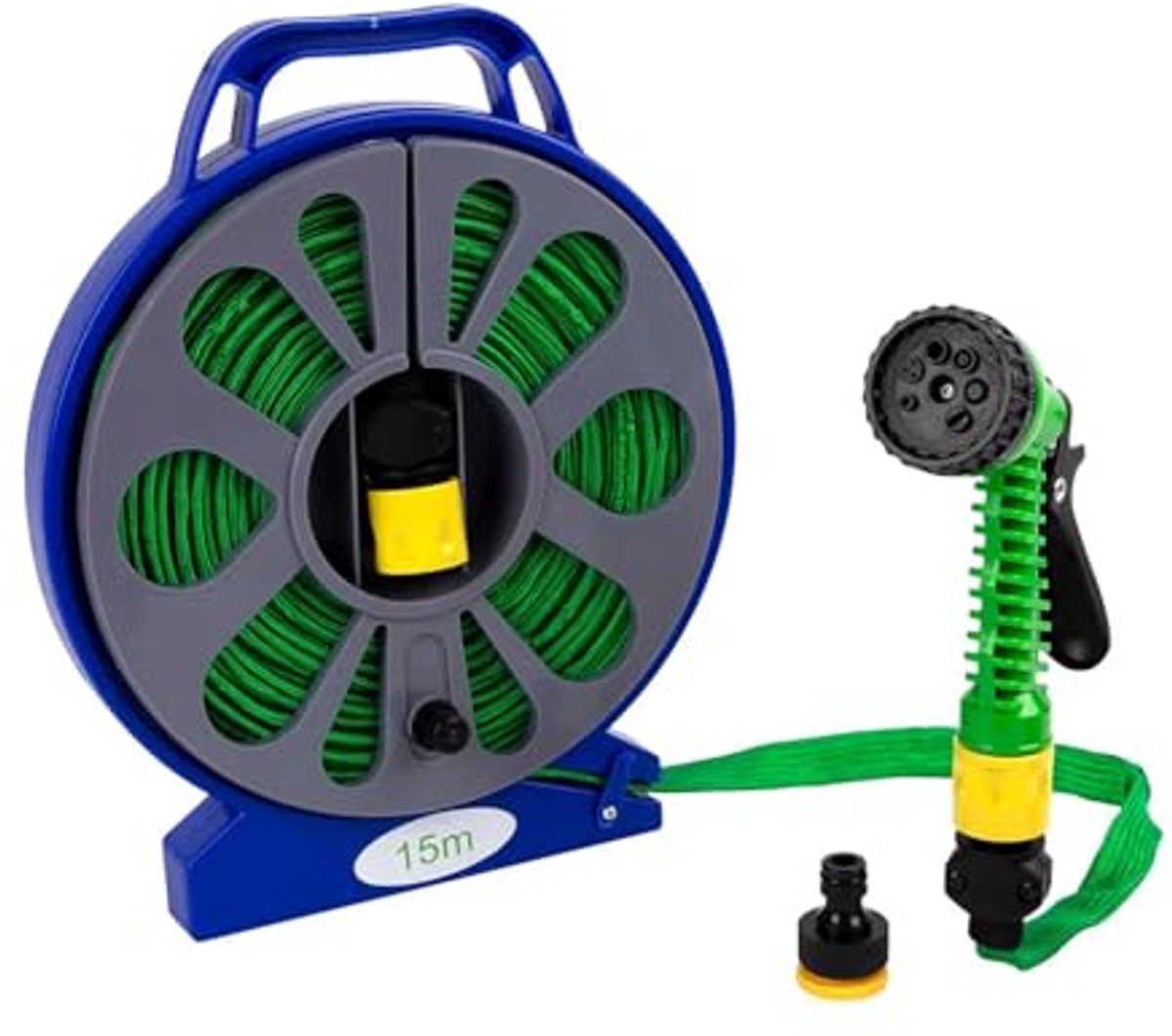 30 m tuinslang met connectoren en spuitpistool – Anti Kink Heavy Duty tuinslang voor tuinieren en auto wassen