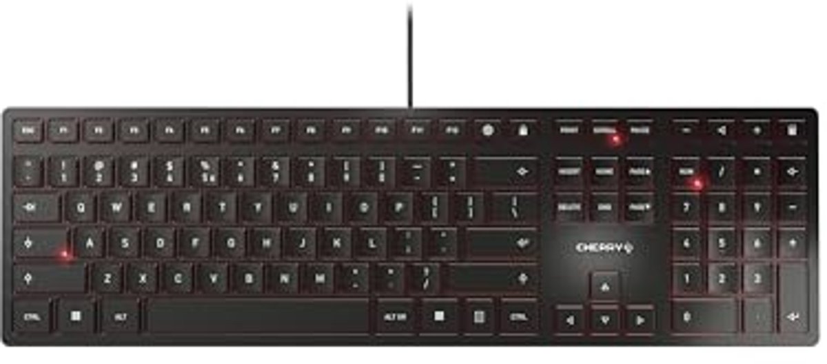 Slim Toetsenbord Zwart met Schaarmechanica