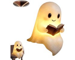 Halloween Schattige Spookleeslamp - Halloween Spooknachtlampje - Halloween Decoratie - Spookleesboeklamp - Spookdecoratie