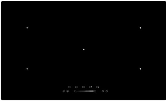 Exquisit EKI901-2 - Inbouw inductie kookplaat - 5 zones - 5 Jaar Garantie - Touch control - Met booster