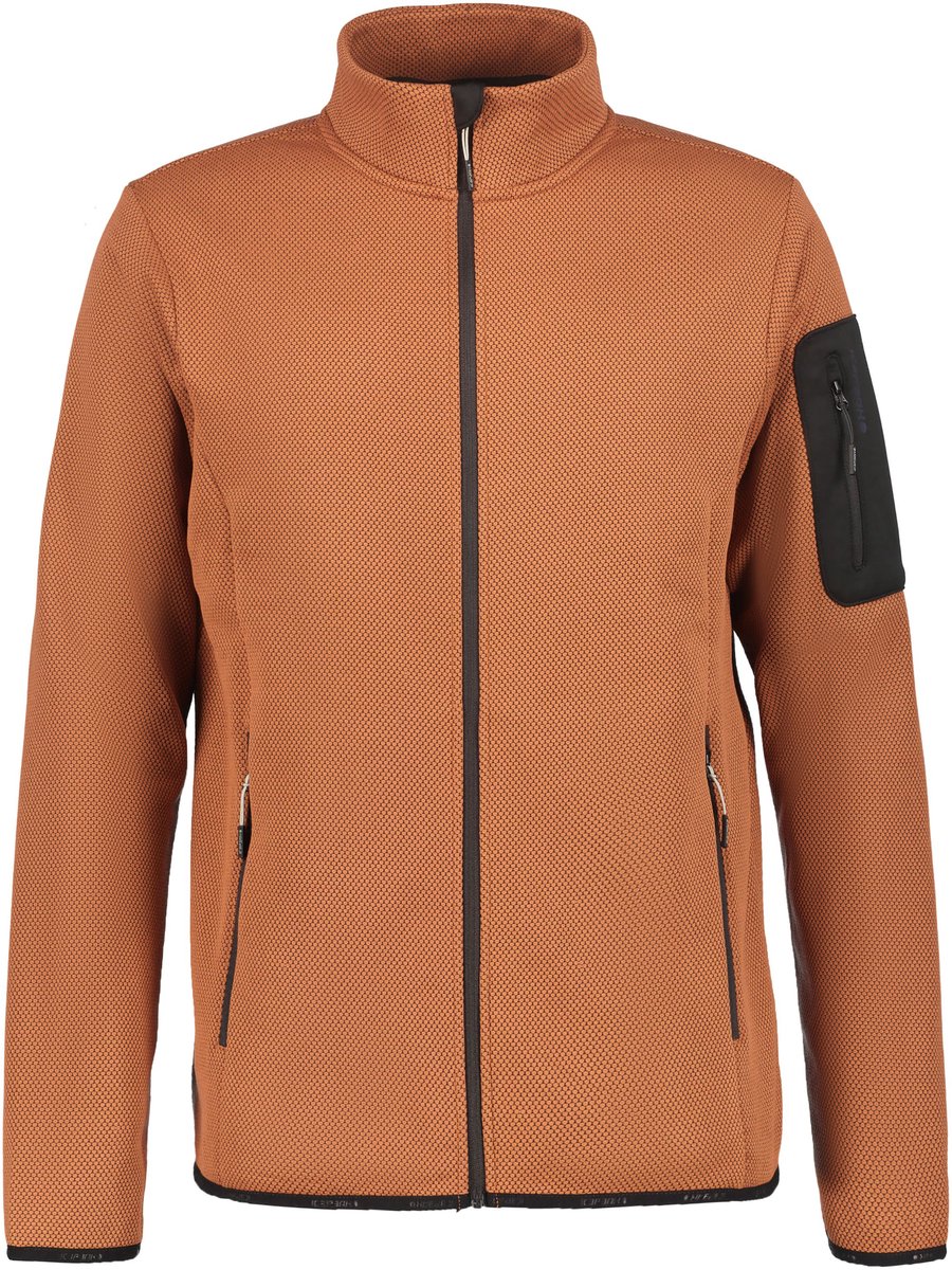 ICEPEAK bredstedt Fleece sweater met rits heren Oranje