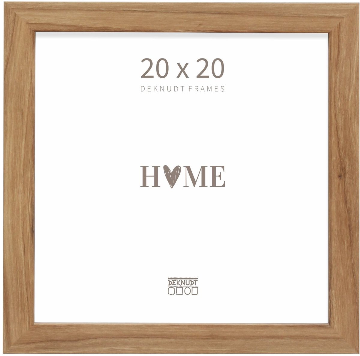 Deknudt Frames fotolijst - S45SH2 - houtkleur - fotomaat: 20x20 cm donker bruin