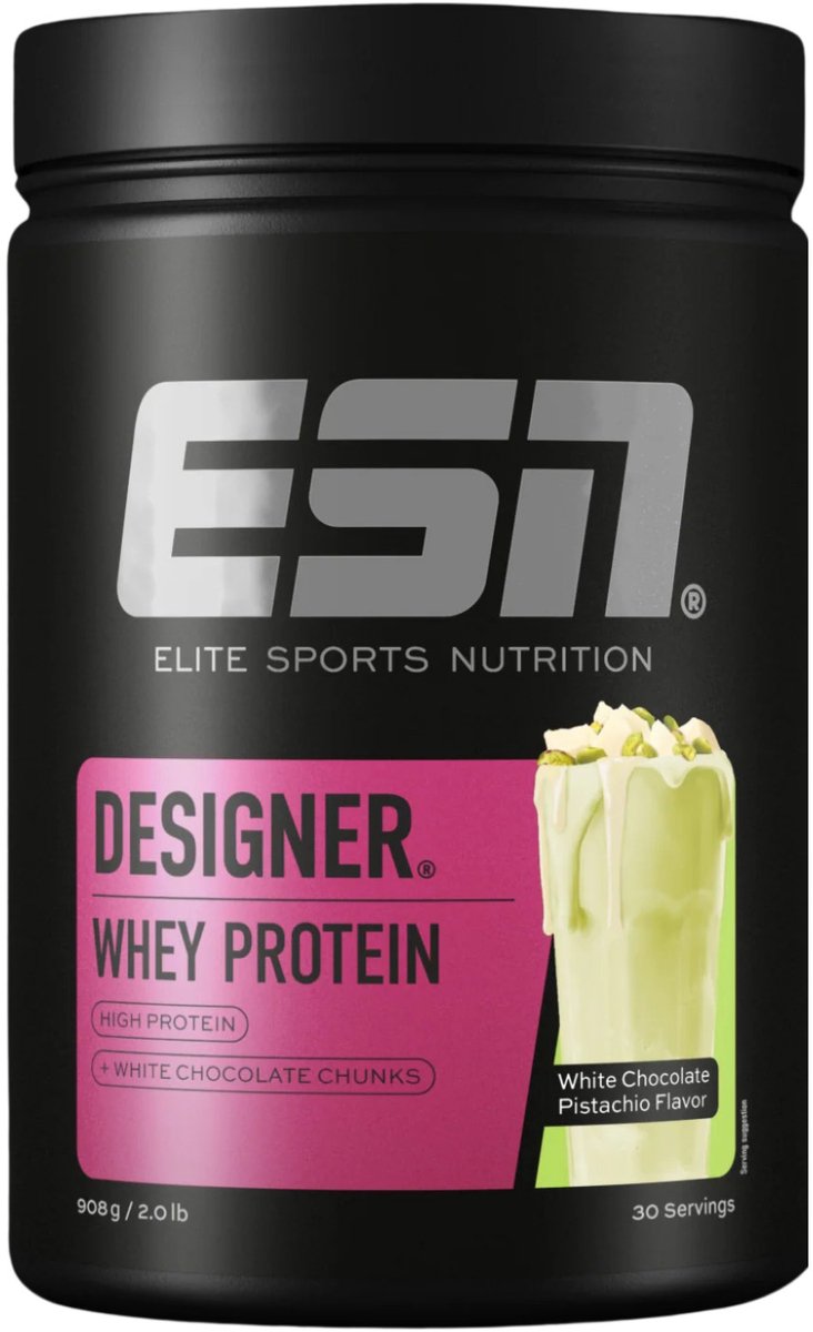 ESN Designer Whey Protein Poeder, White Chocolate Pistachio, 908 g