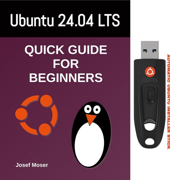 Windows 10/11 remover and Ubuntu Automatic installer usb stick + English Manual Book