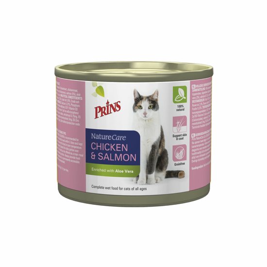 Prins NatureCare Cat Chicken&Salmon 6x0,2kg