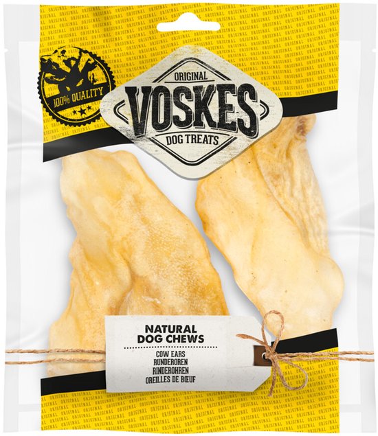 Voskes Runderoren - 12 x 2 stuks - Voordeelverpakking