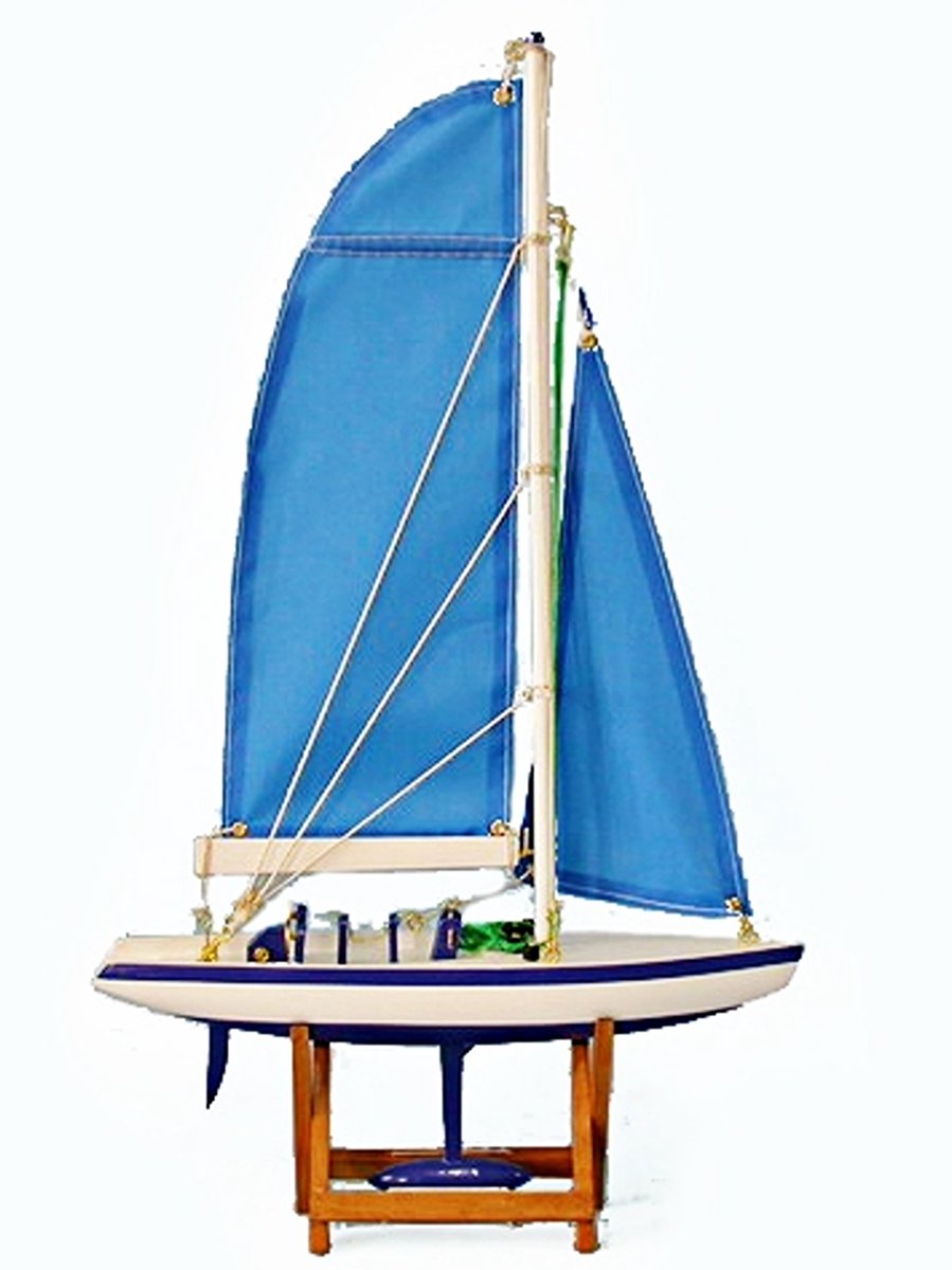 Miniatuurboot “Blue” Hoogte 40 cm Fx 246T-25 B