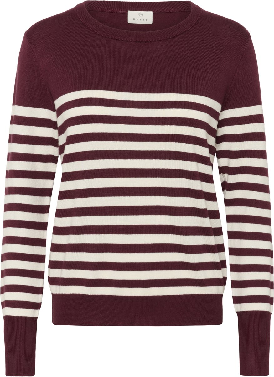 Kaffe KAlizza Striped Knit Pullover Dames Trui - Maat L