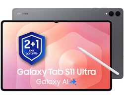 Samsung Galaxy Tab S11 Ultra - 1TB - Gray + 1 jaar extra garantie