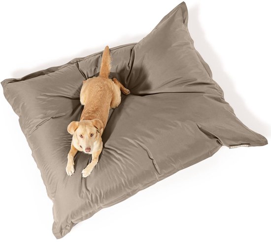 FERPLAST Hondenmat - Orthopedisch hondenbed Extra groot - Machinewasbaar - Hondenmatras - Waterdicht en krasbestendig - Uitneembare vulling - Zacht hondenbed - Polo, 110 x 70 xh 8 CM, ZWART