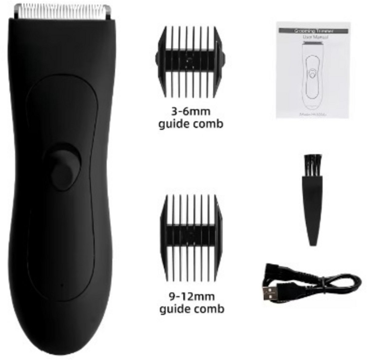 Lichaamshaartrimmer voor mannen, scheerapparaat voor vrouwen, epilator, bikinilijntrimmer, schaam- en lichaamsscheerapparaat, baardscheerapparaat voor armen