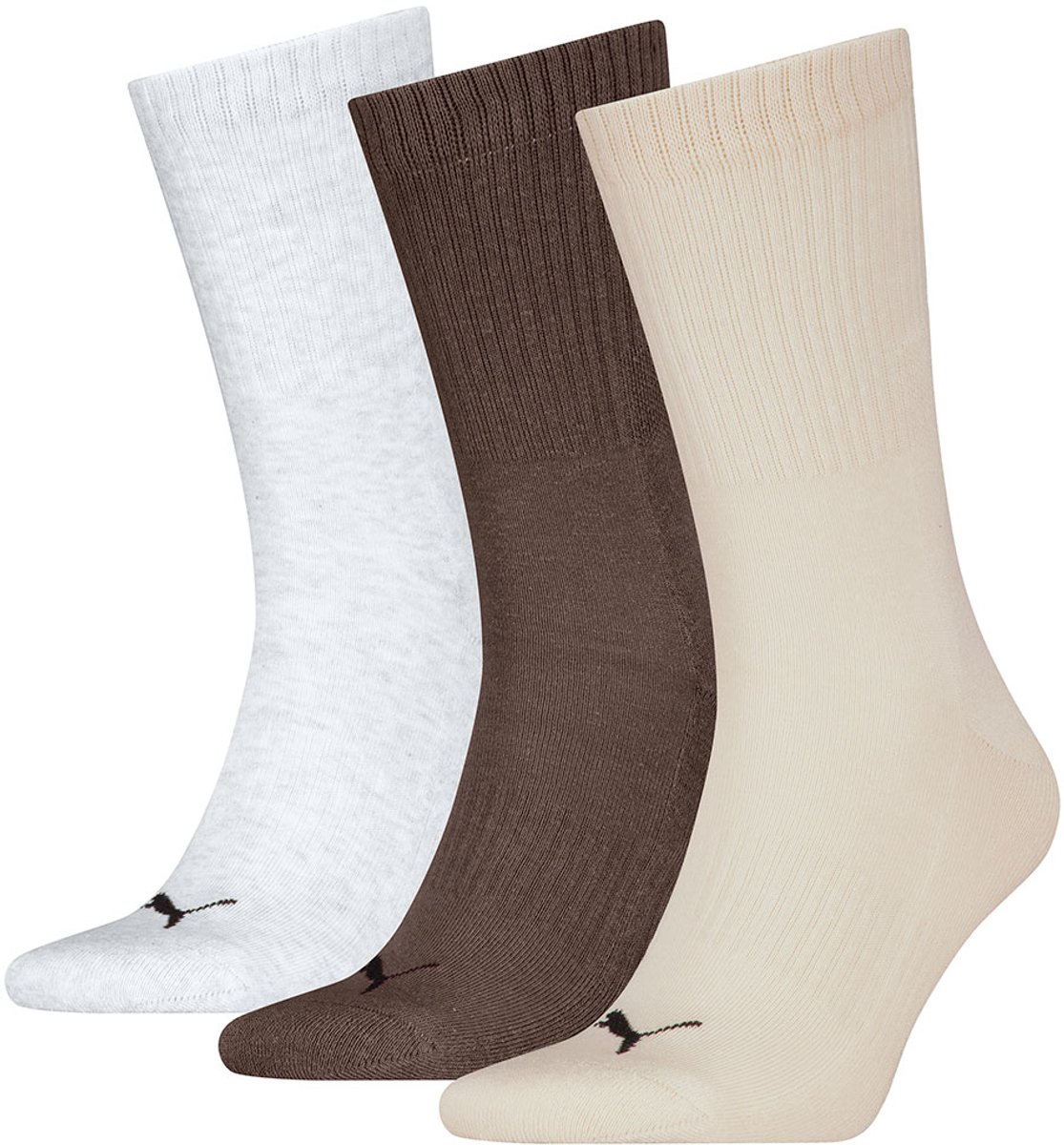 Puma New Generation Cushioned Lange Sokken 3 Eenheden Veelkleurig Bruin