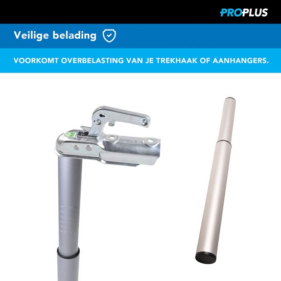 ProPlus Disselweger - Kogeldrukmeter - Caravan/Aanhanger - Aluminium van Merkloos — afbeelding 4