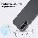 Schokbestendige hoes beschermt telefoonhoes tegen vallen met versterkte hoeken en randen.