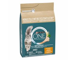 Purina ONE Adult - Kattenvoer Droogvoer - Kip & Volkoren Granen - 3 kg