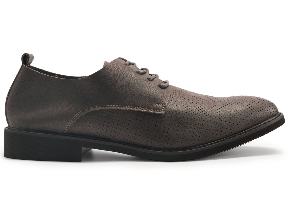 Allthemen Heren Puntige Neus Lage Top Eenvoudige - Business Casual Schoenen - Bruin - 45