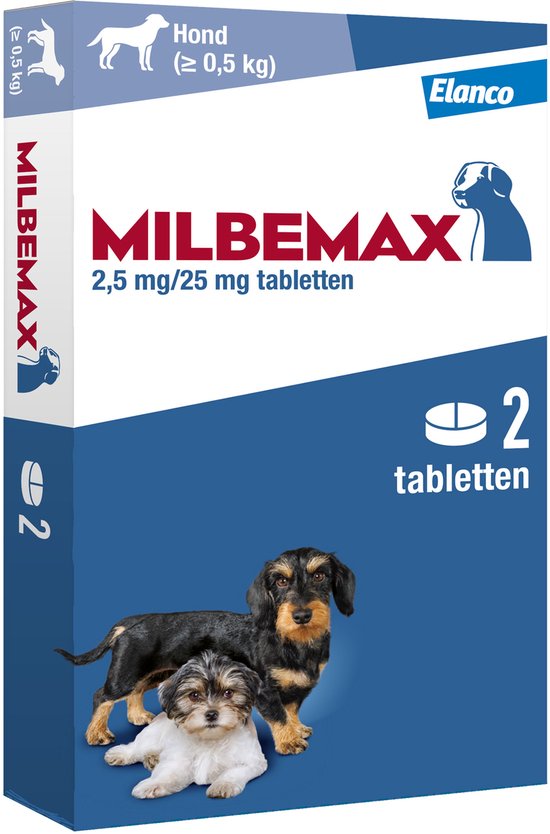 Milbemax ontwormingsmiddel hond large – 2 tabletten