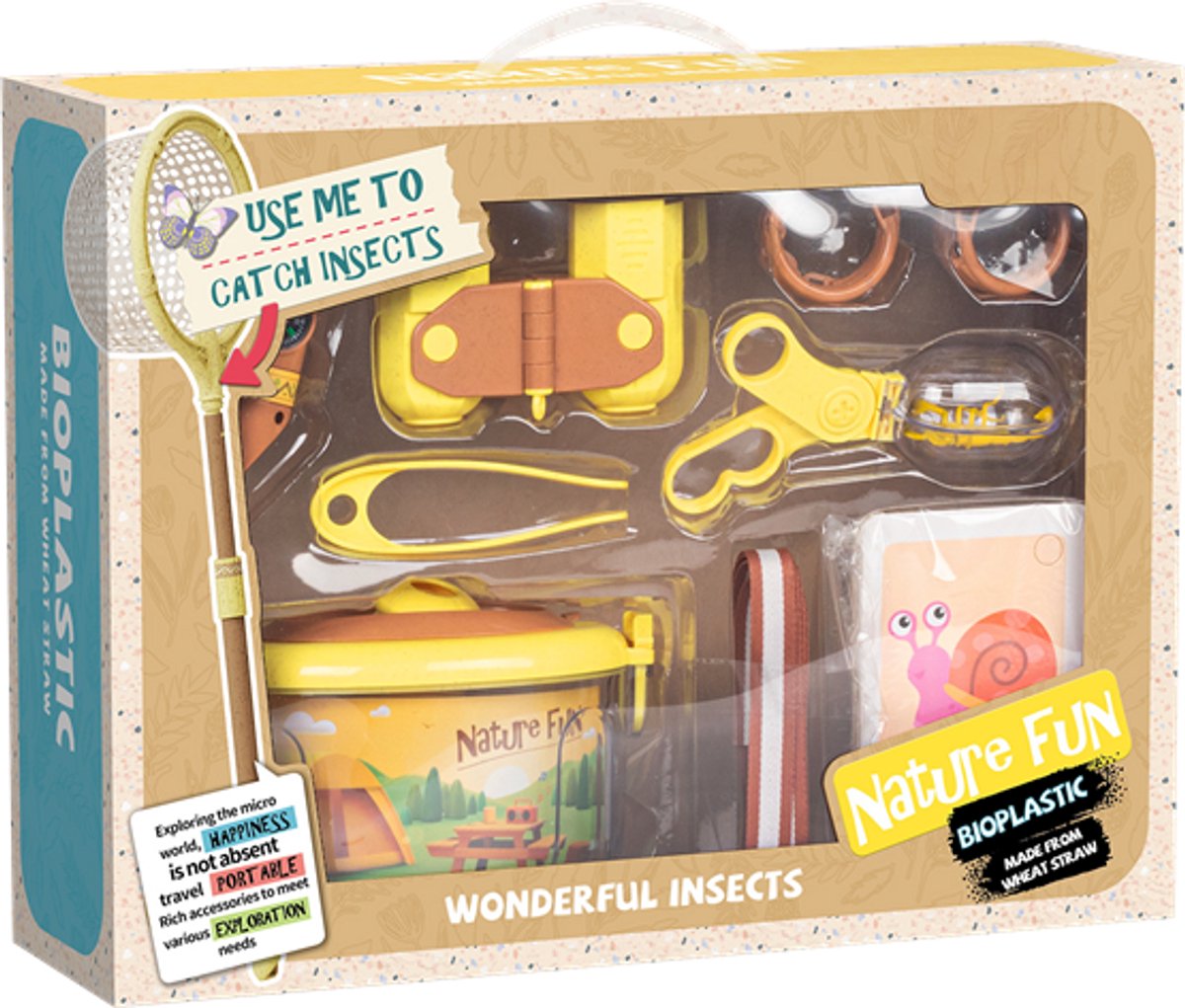 Byomic Kids Insect Explorer Set - 22-delig onderzoek voor 3+ jaar - Bio Plastic