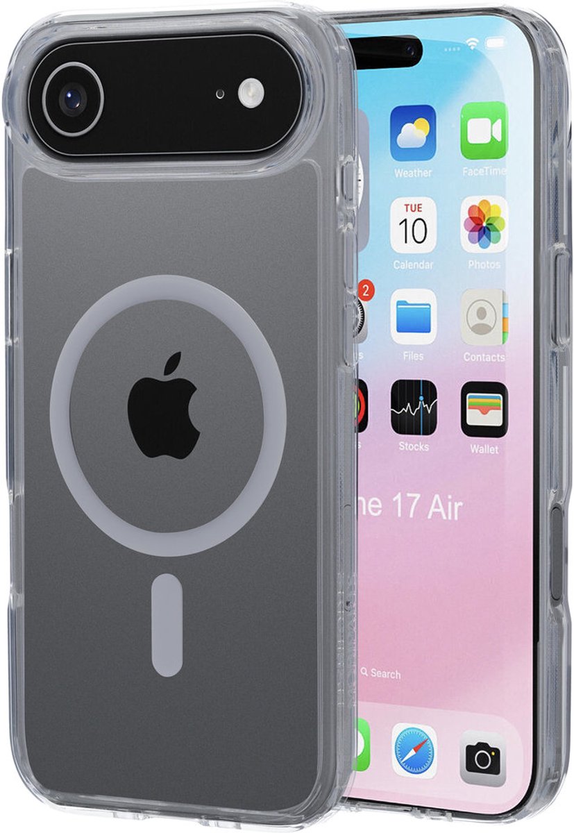 Mobiparts hoesje geschikt voor Apple iPhone Air - Hardcover - MagSafe - Transparant