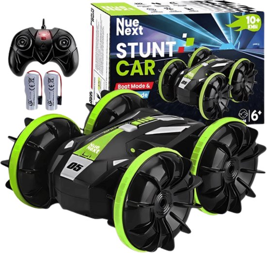 NueNext Bestuurbare Auto Voor Buiten - RC Auto - Waterdicht - Race Auto Afstandbestuurbaar - Jongens en Meisjes - Met Extra Accu - Boot Op Afstandsbediening