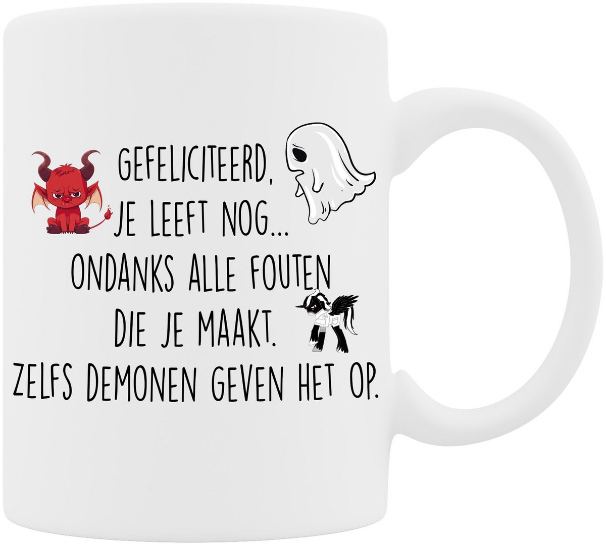 Mok - Verjaardag Demonen - Het Ultieme Verjaardagscadeau