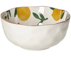 Pomax Mykonos slakom D24cm H11.5cm deco geel