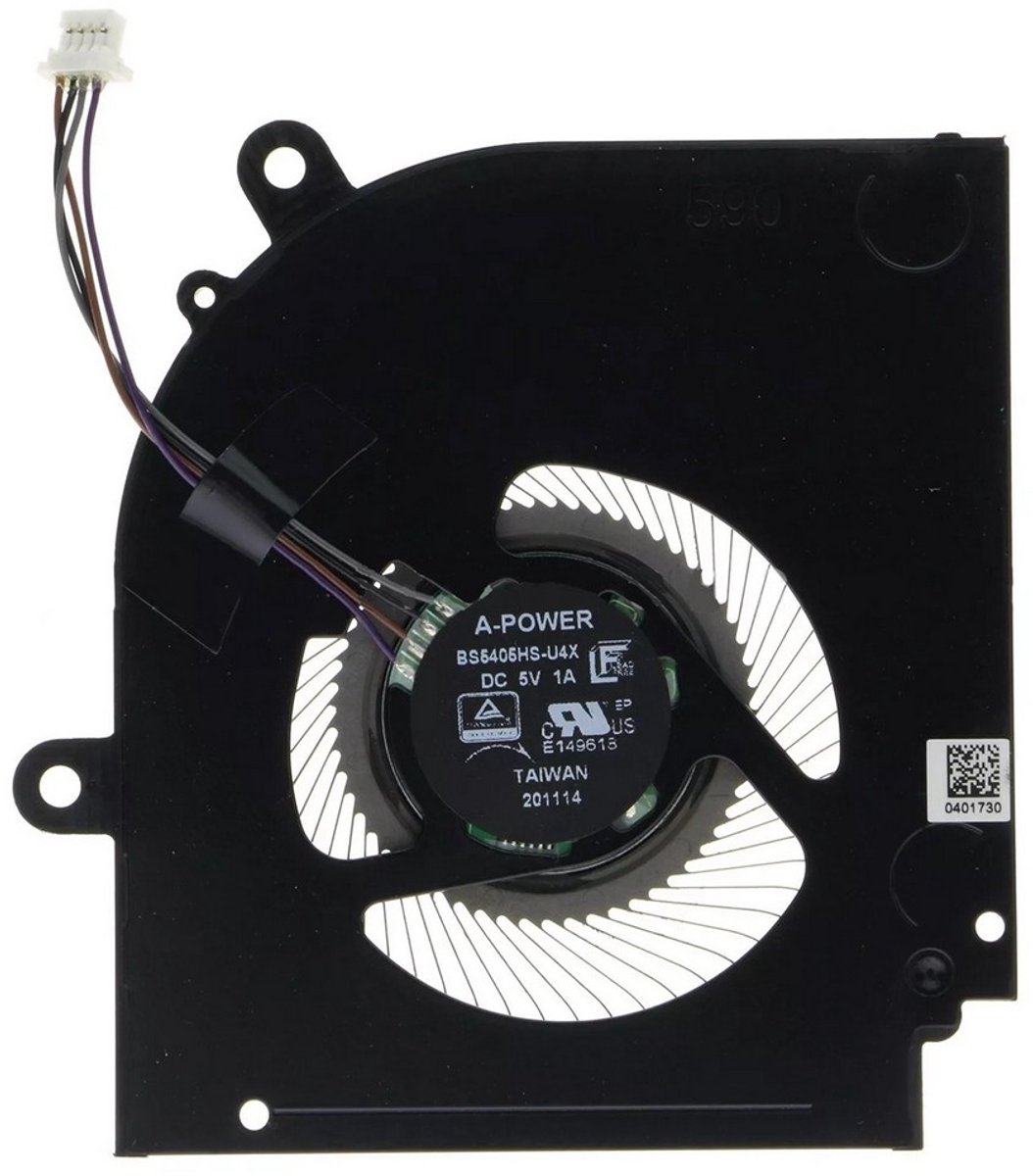 Notebook GPU Fan for MSI Stealth 15M A11UEK A11SDK B12UE MS-1562 MS-1563 Series, BS5405HS-U5Y