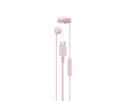 Sony IER-EX15C – In-ear USB-C oordopjes met microfoon - Roze