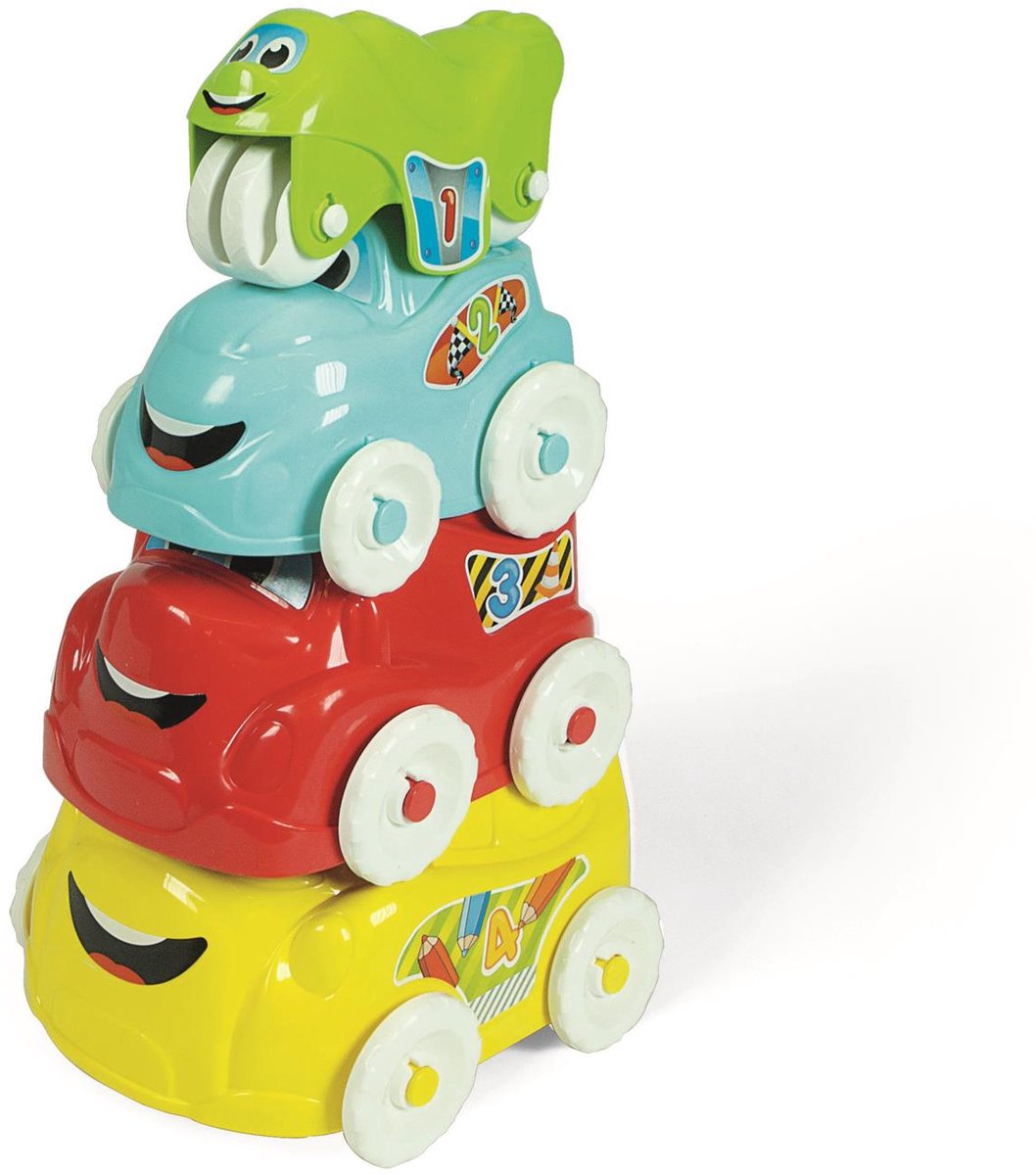 Baby Clementoni - Fun Vehicles - Speelgoed Auto - Verschillende Voertuigen - 3 Auto’s en 1 Motor - 1-3 jaar — afbeelding 6