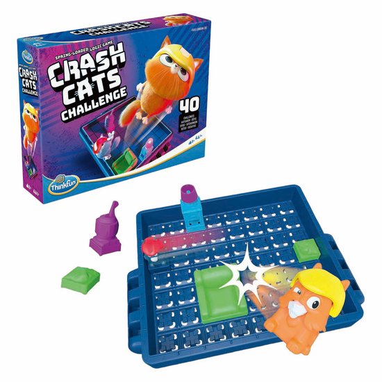 Ravensburger ThinkFun Crash Cats Challenge - Actiespel