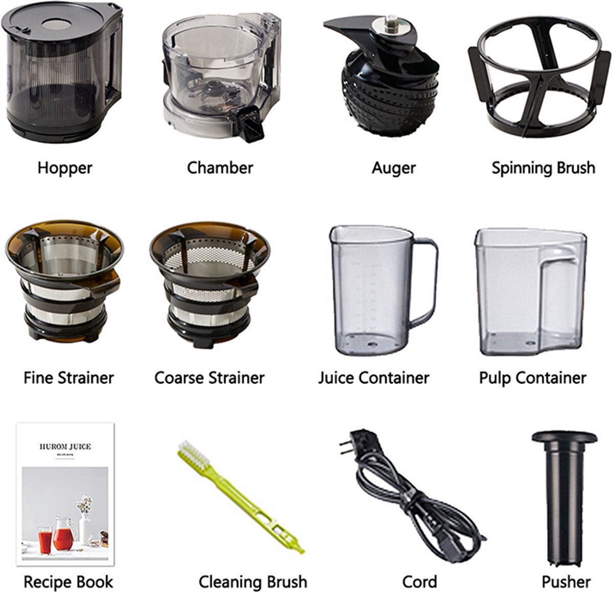 Hurom H320N: verticale slowjuicer met roestvrijstalen zeef