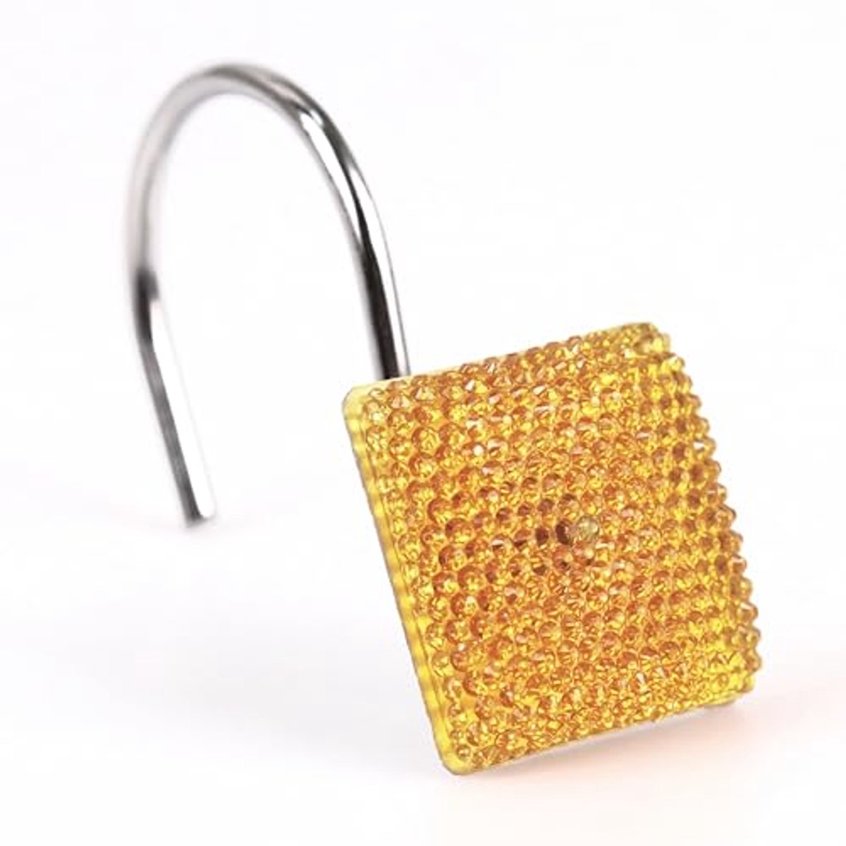 Gouden Glitter Douchegordijn Haken - Set van 12