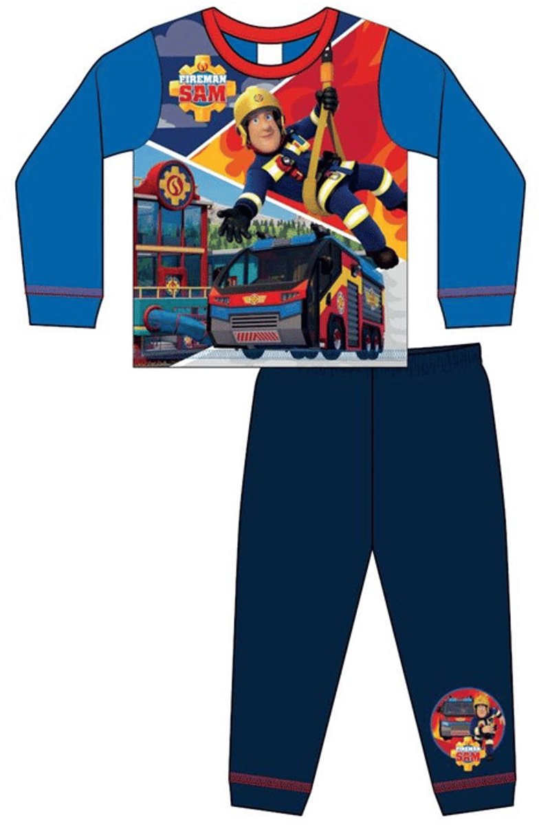 Brandweerman Sam - Pyjama - Maat 86/92 - Fireman Sam - Kinderpyjama - Katoen