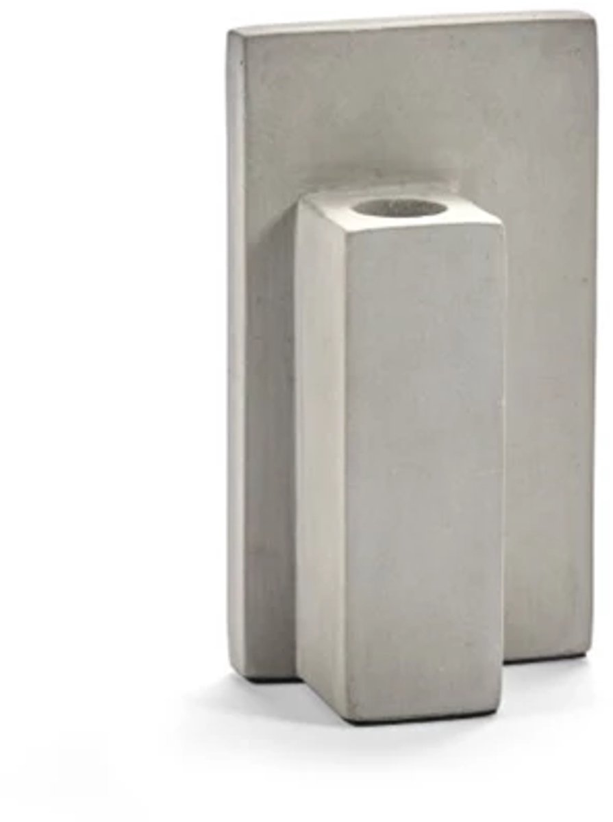 Serax Patrick Paris Werk kandelaar 9x5.5cm H15cm grijs
