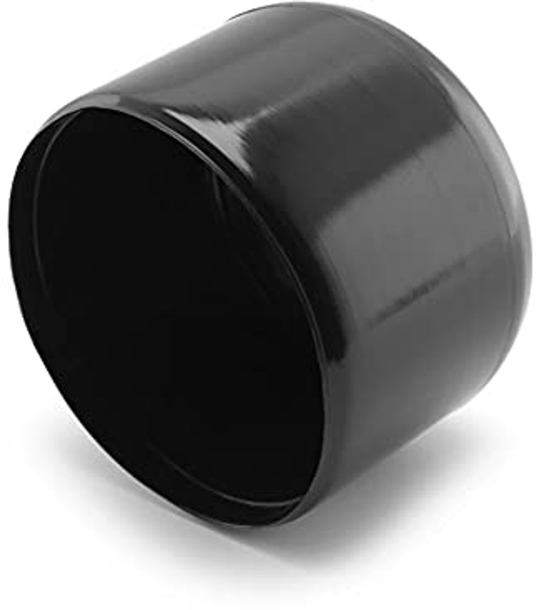 Voetkappen voor ronde buizen - 4 stuks | Meubelglijders zwart 36 mm
