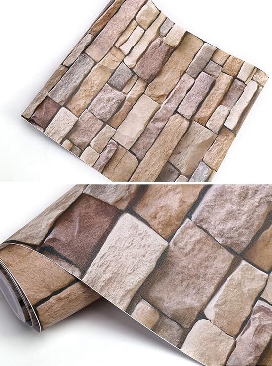 Home & Marker - 3D Zelfklevend Behang - Steeneffect Behang - Wandbekleding - Muurstickers - Waterdicht Behang - WALLCORWRAP